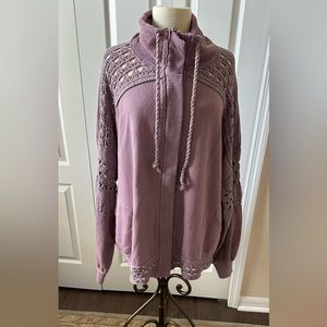 Free People Dune Bug Crochet Cardigan